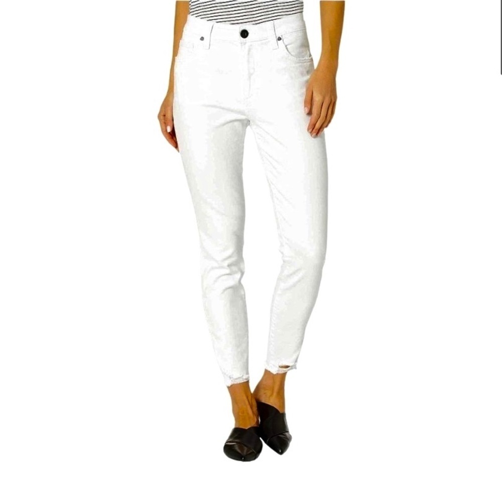 ⚜️Kut from the Kloth Connie High Rise Raw Hem Ankle Skinny Jeans⚜️ NWT